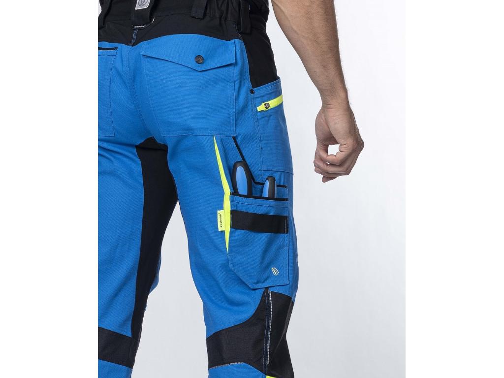 Nohavice s trakmi ARDON®4Xstretch® modrá