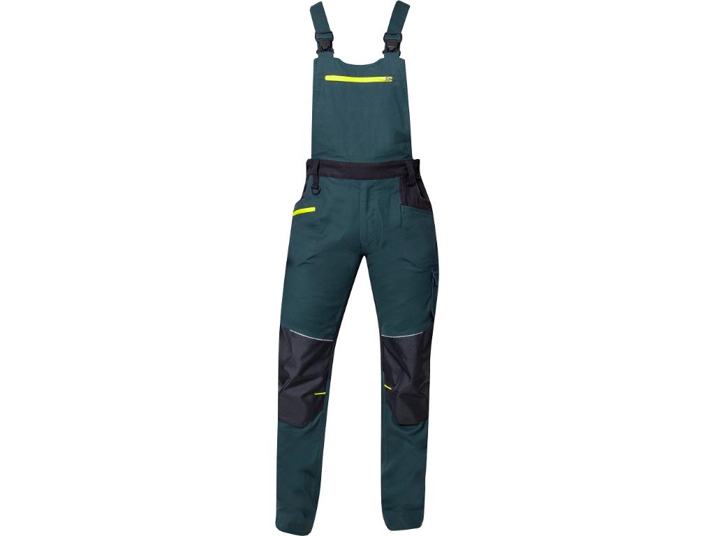 Nohavice na traky ARDON®4Xstretch® tmavo zelené