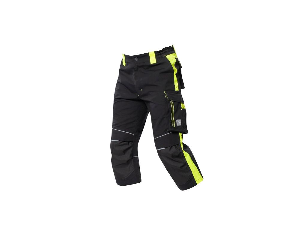 Nohavice 3/4 ARDON®NEON čierno-žltá