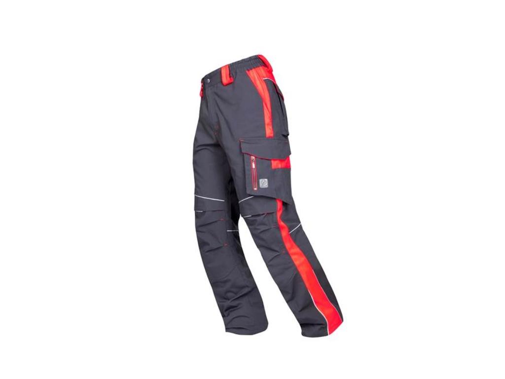 Nohavice ARDON®NEON šedo-červená skrátené