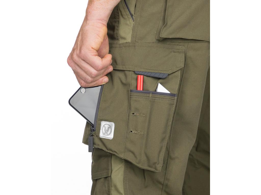 Nohavice ARDON®URBAN+ khaki skrátené