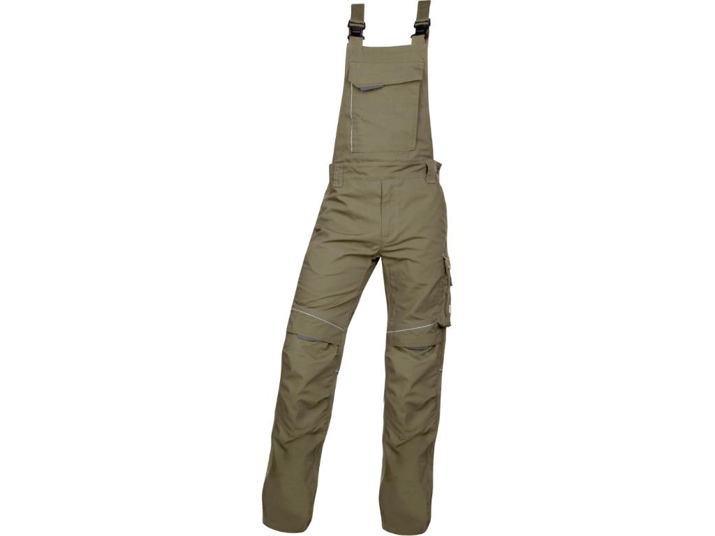 Nohavice na traky ARDON®URBAN+ khaki predĺžené
