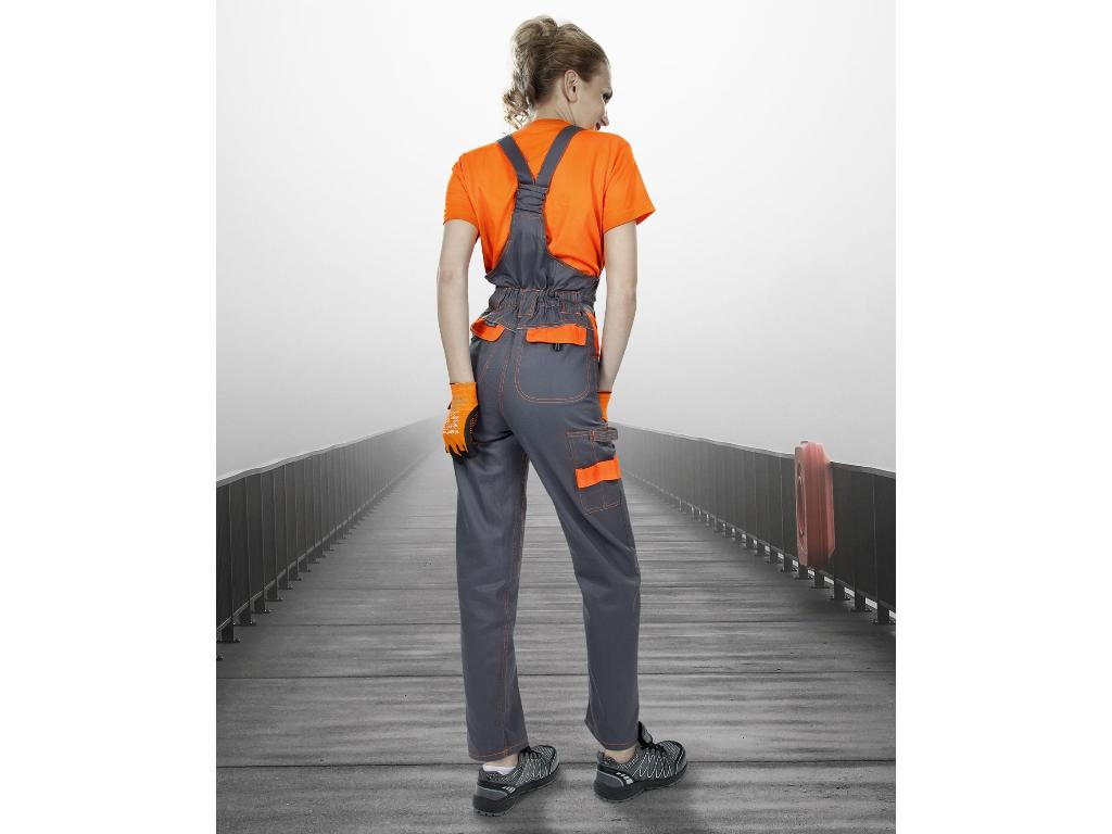 Dámske nohavice na traky ARDON®COOL TREND šedo-oranžové