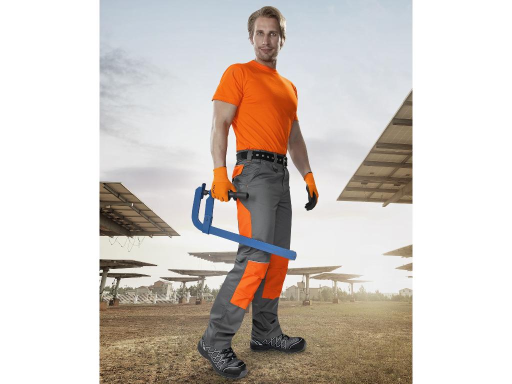 Nohavice ARDON®2STRONG šedo-oranžové