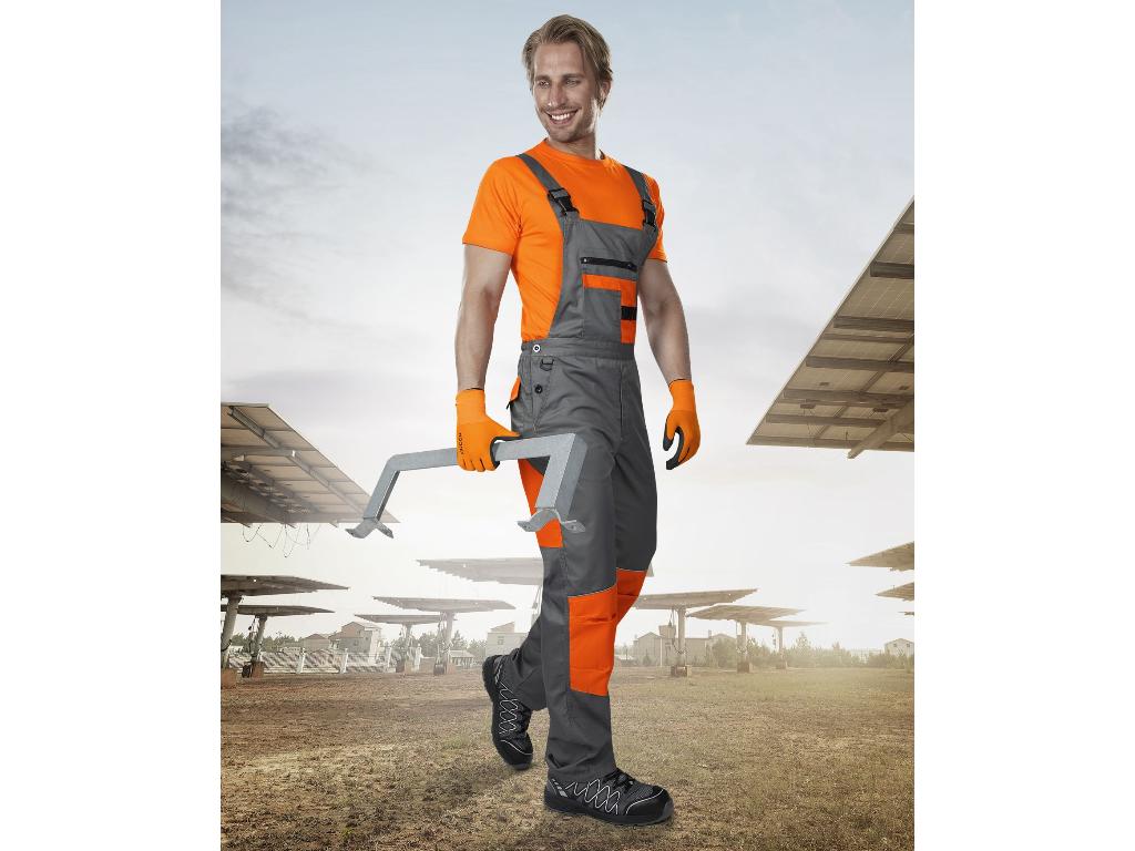 Nohavice na traky ARDON®2STRONG šedo-oranžové