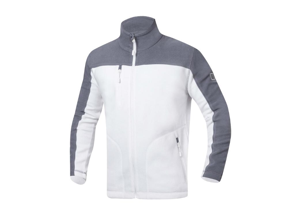 Mikina fleece ARDON®MICHAEL biela