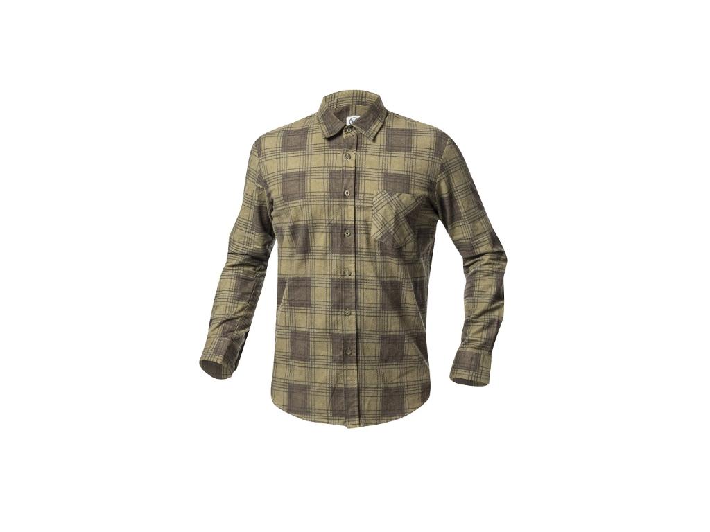Flanelová košeľa ARDON®URBAN, khaki