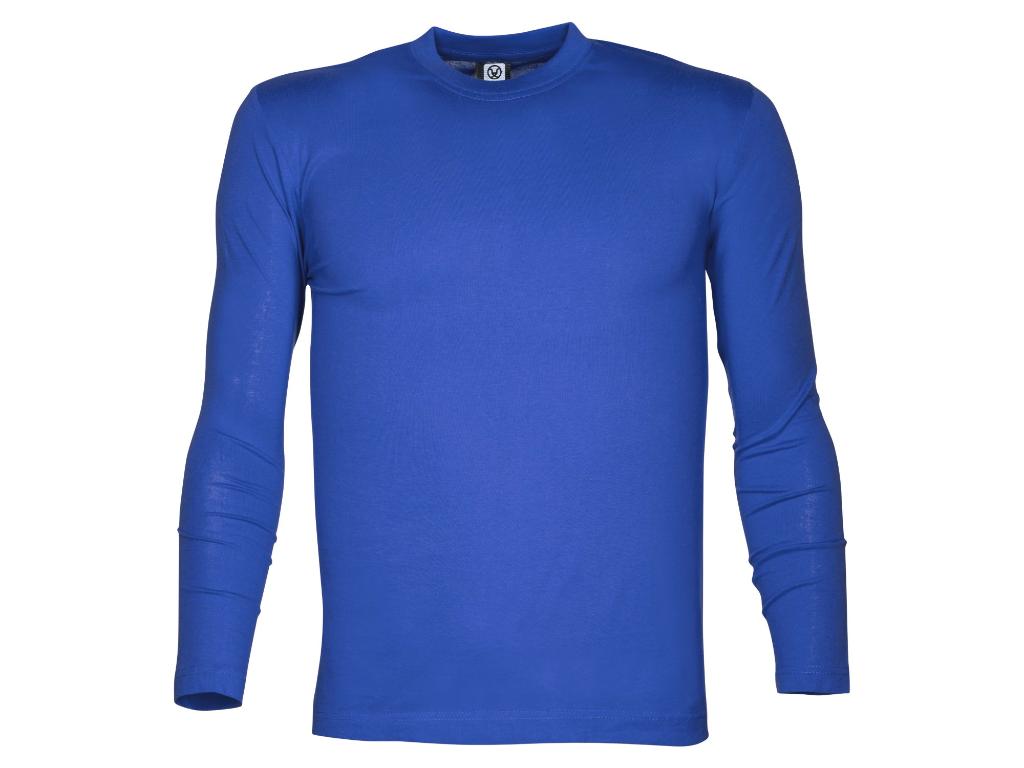 Tričko ARDON®CUBA s dlhým rukávom stredne modrá royal
