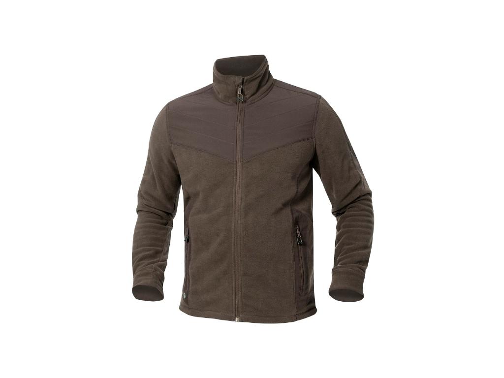 Mikina ARDON®SOFTFLEECE®COMBO hnedá