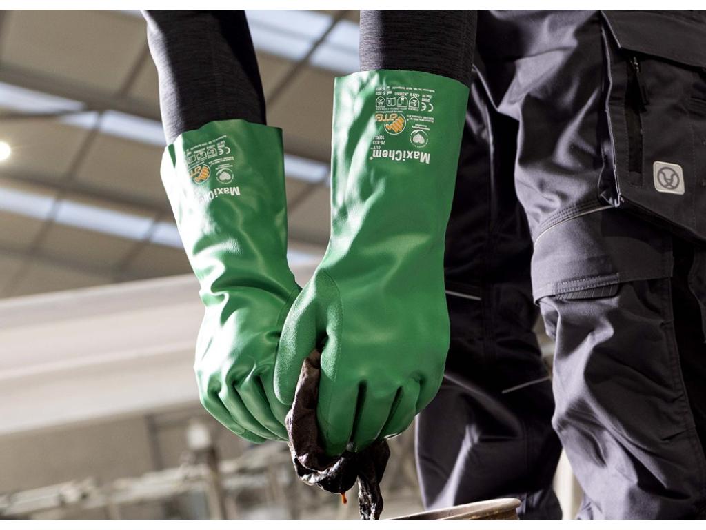 ATG® chemické rukavice MaxiChem® 76-830 - TRItech™