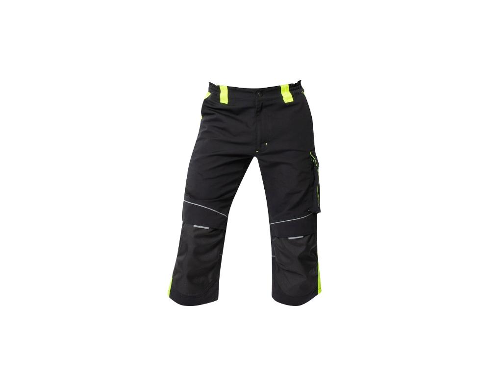 Nohavice 3/4 ARDON®NEON čierno-žltá