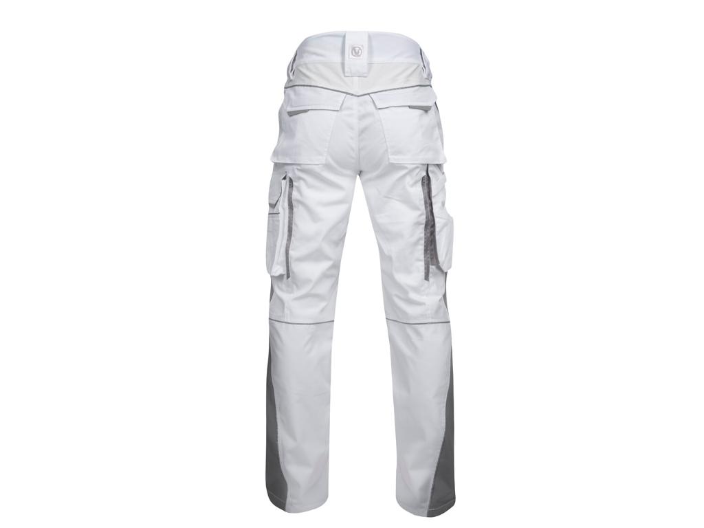Nohavice ARDON®URBAN+ biele predĺžené
