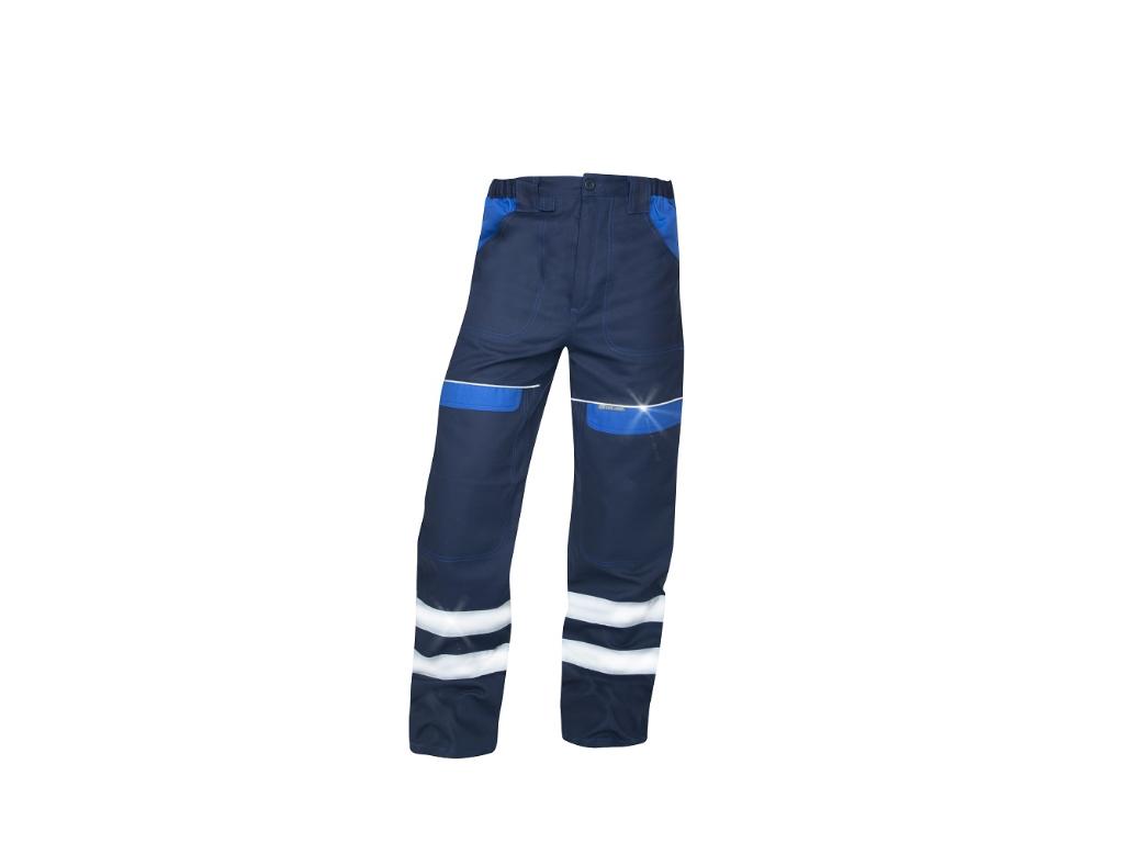 Nohavice ARDON®COOL TREND s reflex. pruhy tmavo modrá-svetlo modrá