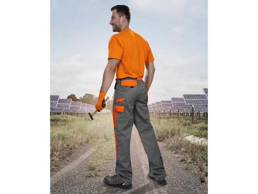 Nohavice ARDON®2STRONG šedo-oranžové
