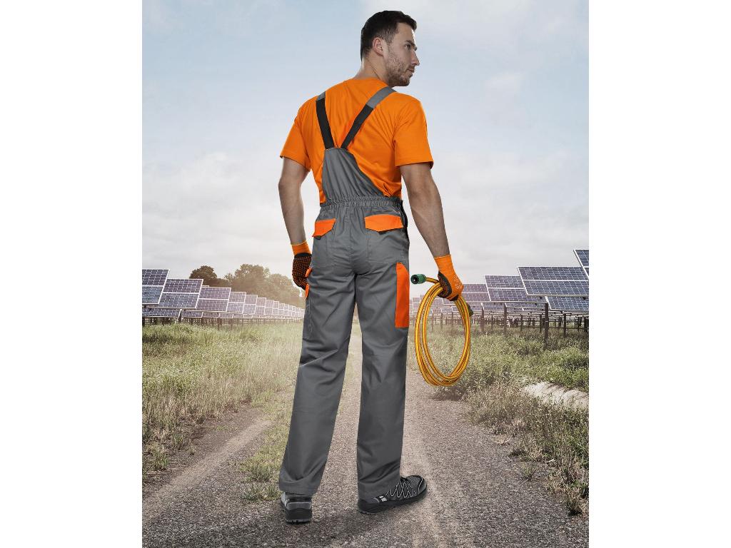 Nohavice na traky ARDON®2STRONG šedo-oranžové