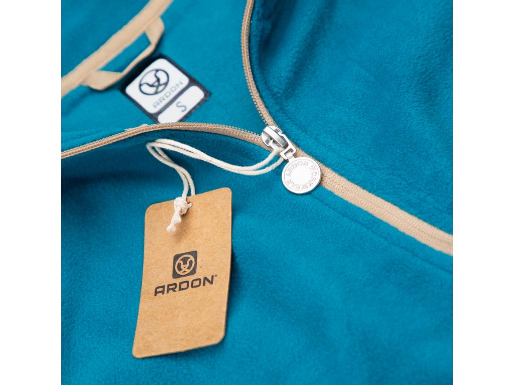 Dámska mikina fleece ARDON®FLORET petrolejovo modrá