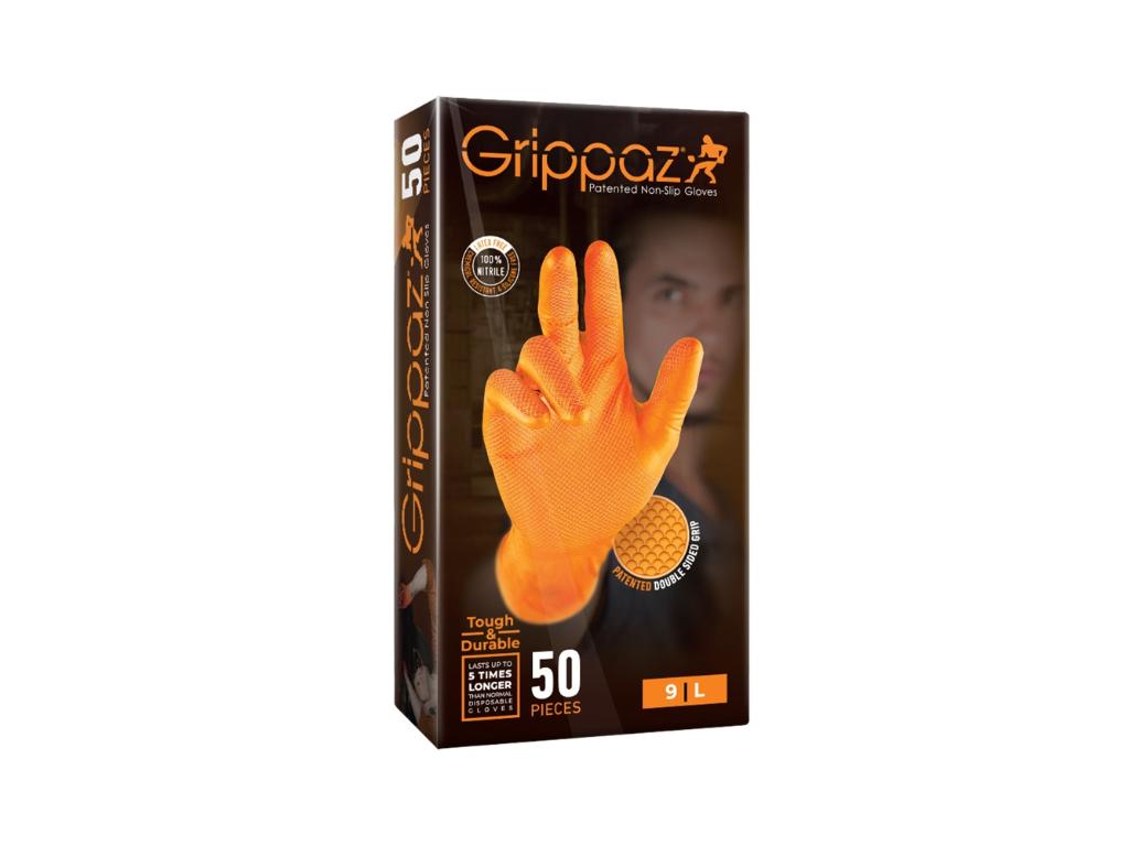 Jednorázové rukavice GRIPPAZ® 246 - oranžová