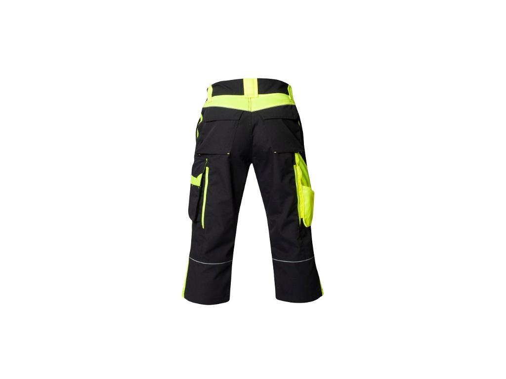 Nohavice 3/4 ARDON®NEON čierno-žltá