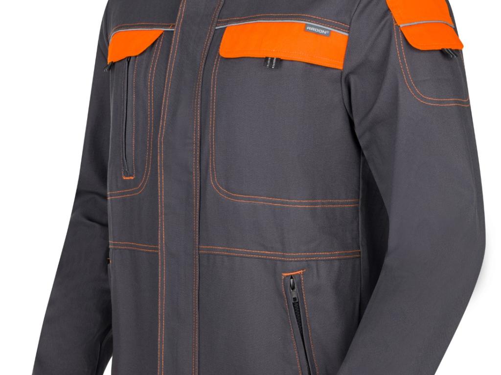 Blúza ARDON®COOL TREND šedo-oranžová