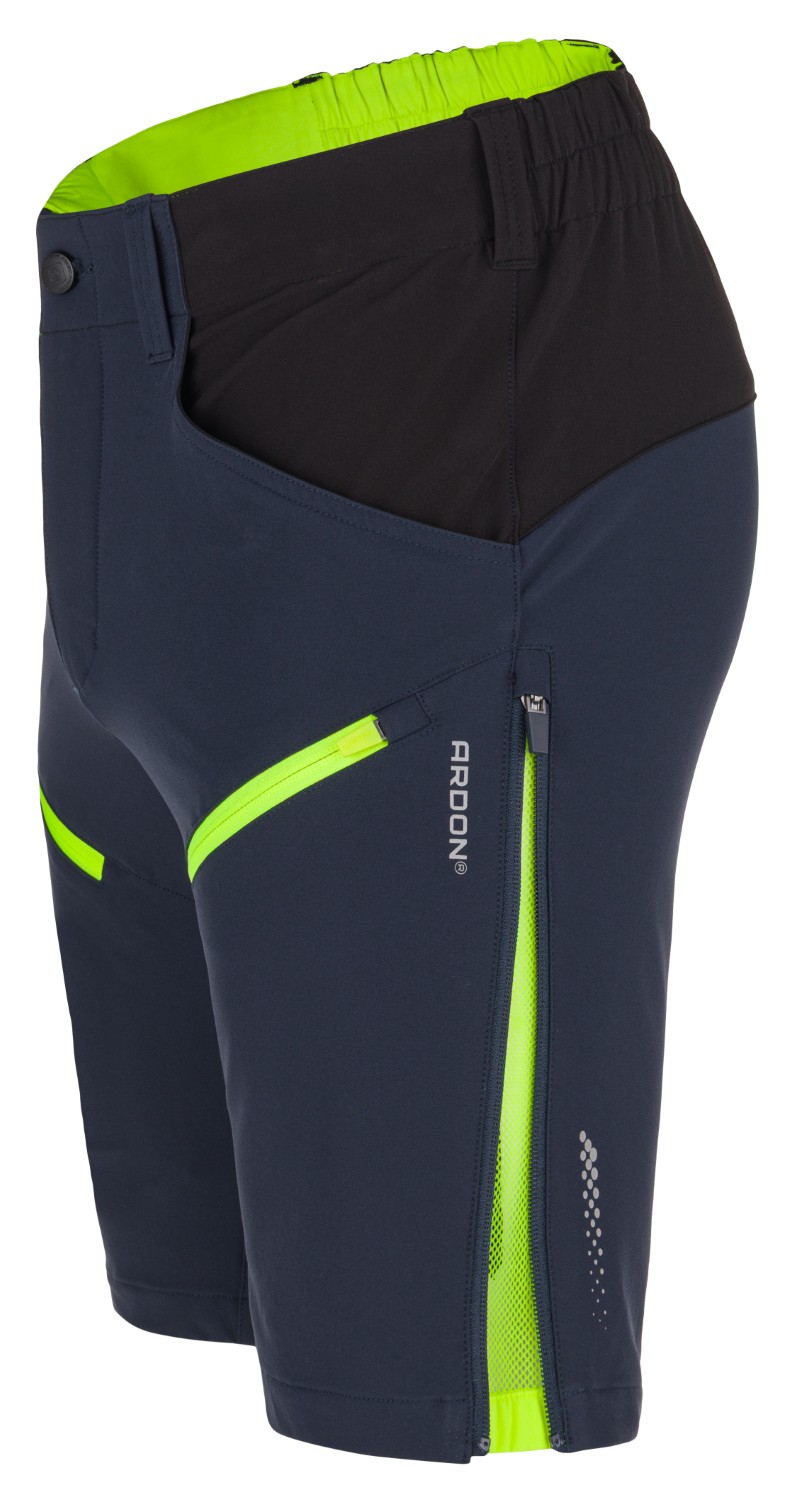 Softshellové kraťasy ARDON®CITYCONIC® tmavo modré