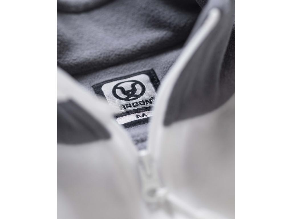 Mikina fleece ARDON®MICHAEL biela