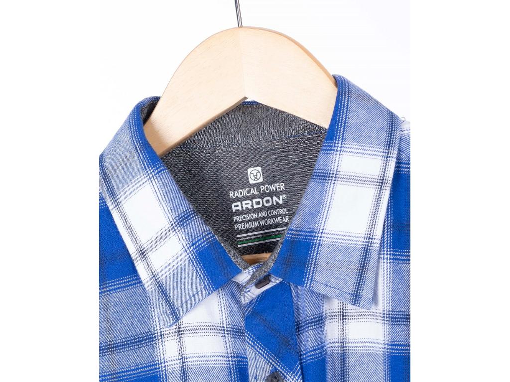 Košeľa ARDON®OPTIFLANNELS stredne modrá royal