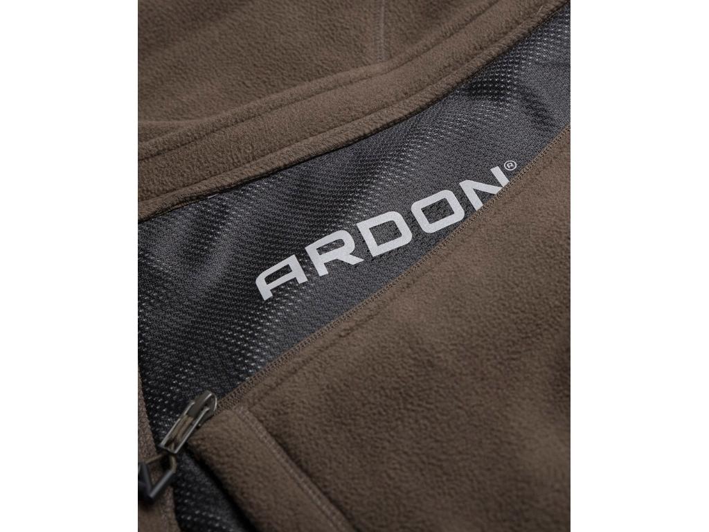 Mikina ARDON®SOFTFLEECE®COMBO hnedá