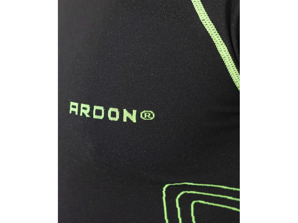 Funkčné tričko s dlhým rukávom ARDON®LYTANIX čierno-zelená