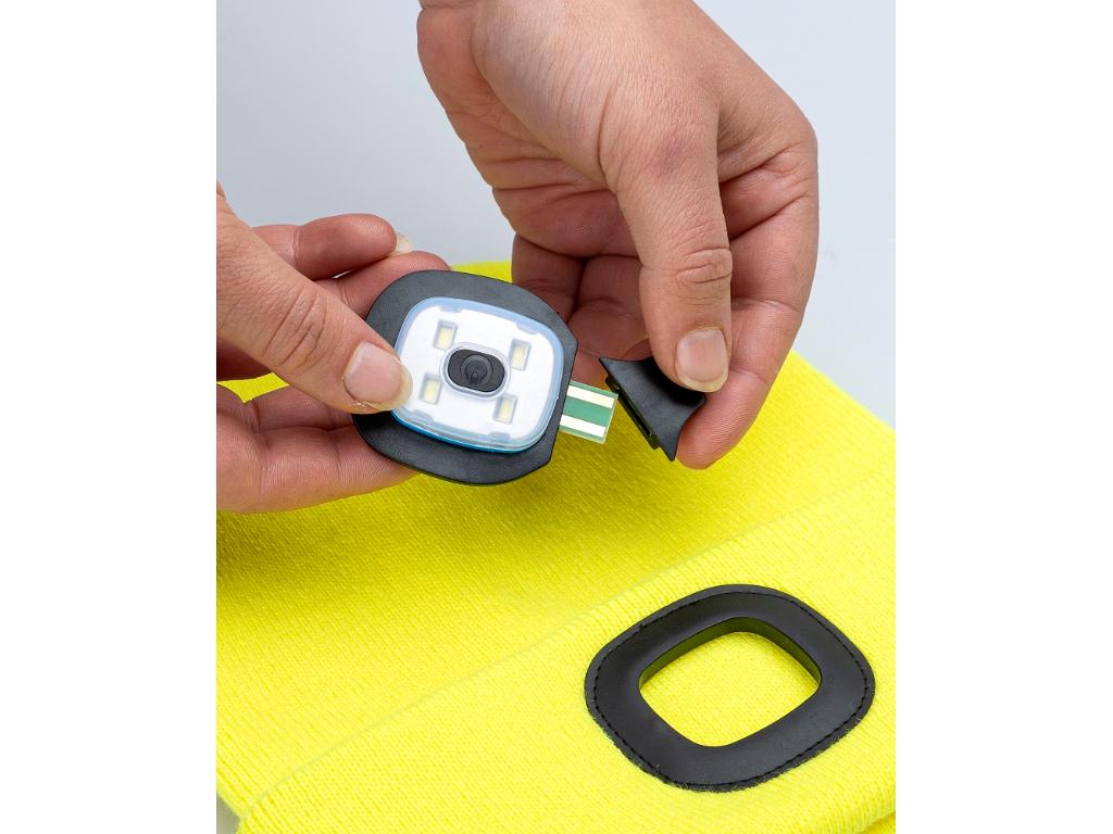 Čiapka ARDON®BOAST s LED svetlom žltá