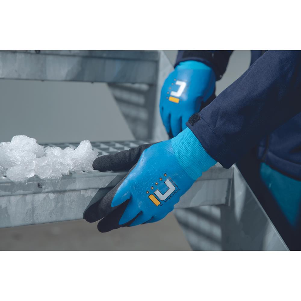 TETRAX WINTER rukavice modrá/čierna