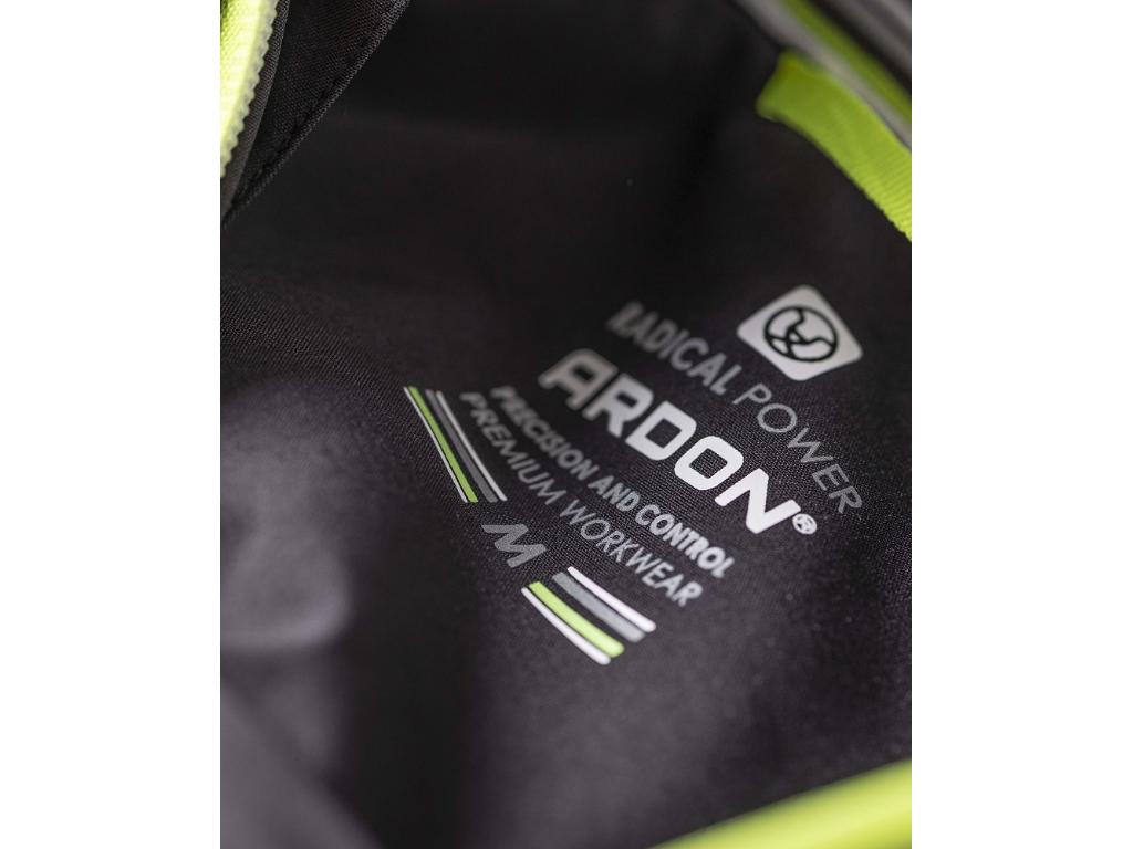 Softshellová bunda ARDON®CREATRON® čierna neon