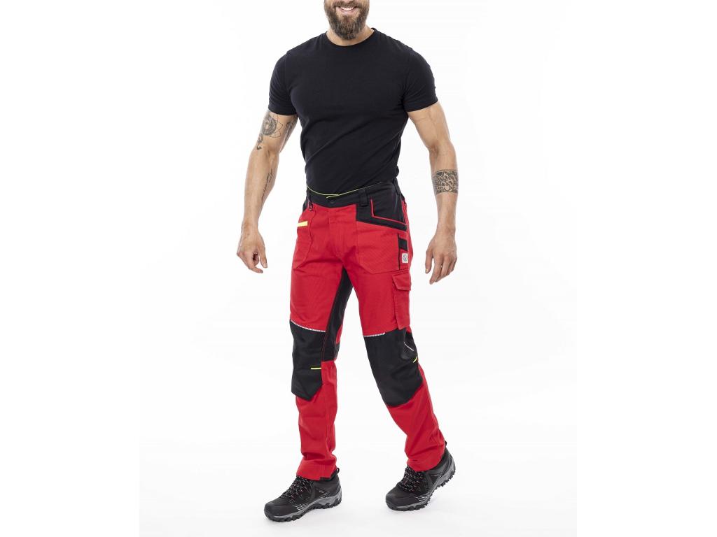 Nohavice ARDON®4Xstretch® červené