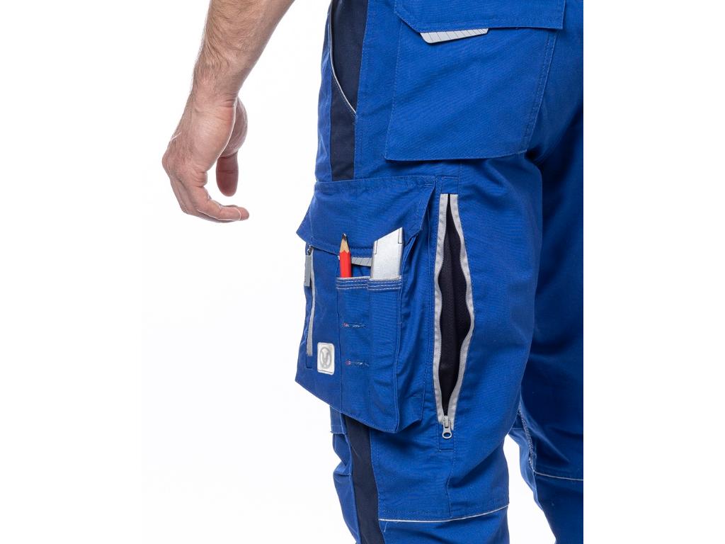 Nohavice ARDON®URBAN+ stredne modré royal predĺžené