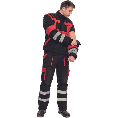 MAX WINTER RFLX bunda čierna/červená