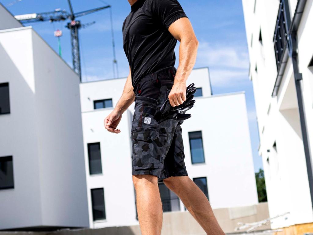 Kraťasy ARDON®CREATRON®CAMO čierna