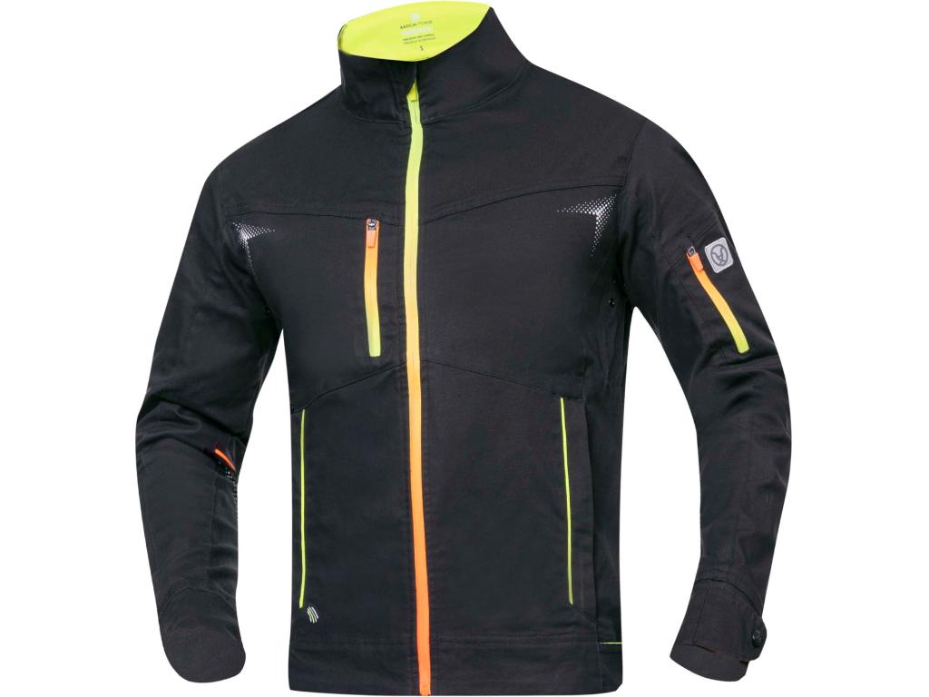 Bunda ARDON®CREATRON® čierna neon