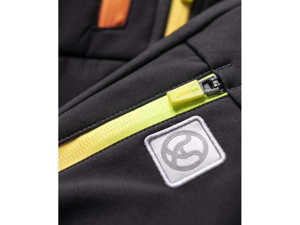 Softshellová bunda ARDON®CREATRON® čierna neon