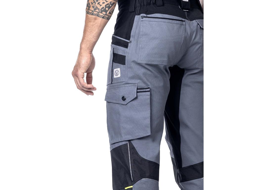 Nohavice na traky ARDON®4Xstretch® šedá