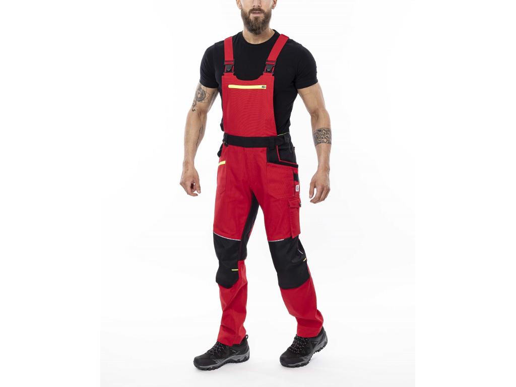 Nohavice na traky ARDON®4Xstretch® červené
