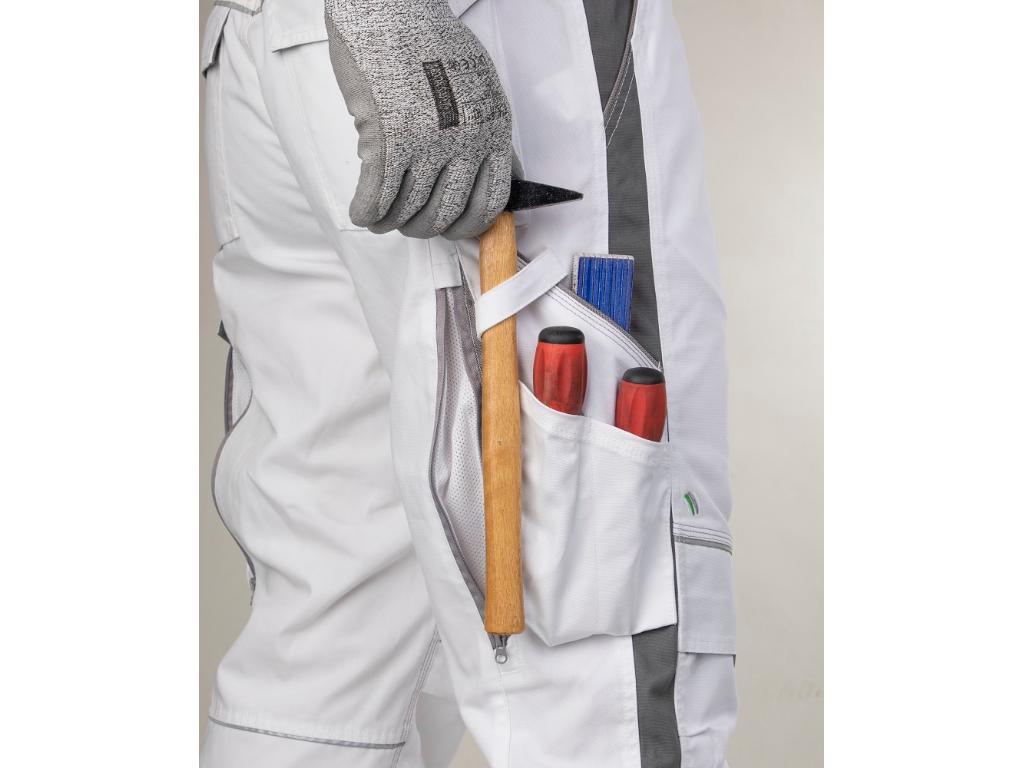 Nohavice na traky ARDON®URBAN+ biele predĺžené