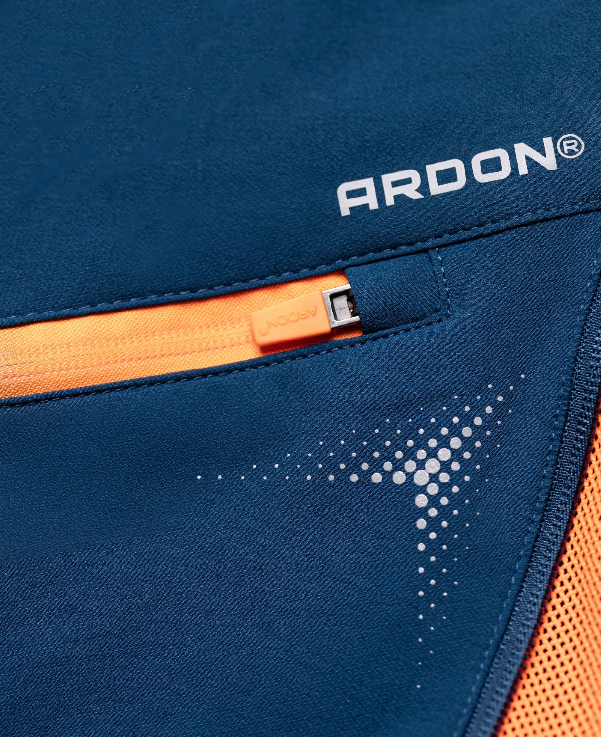 Softshellové kraťasy ARDON®CREATRON® modrá neon