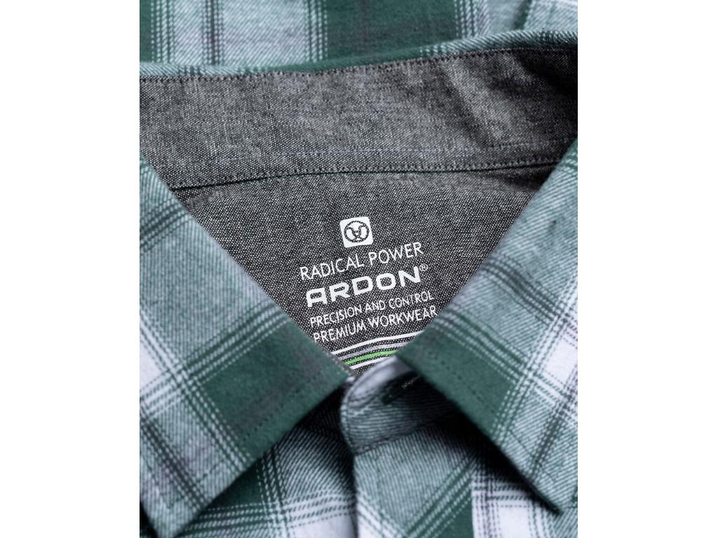 Košeľa ARDON®OPTIFLANNELS zelená