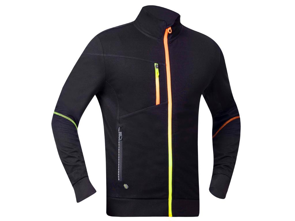 Mikina ARDON®CREATRON® čierna neon