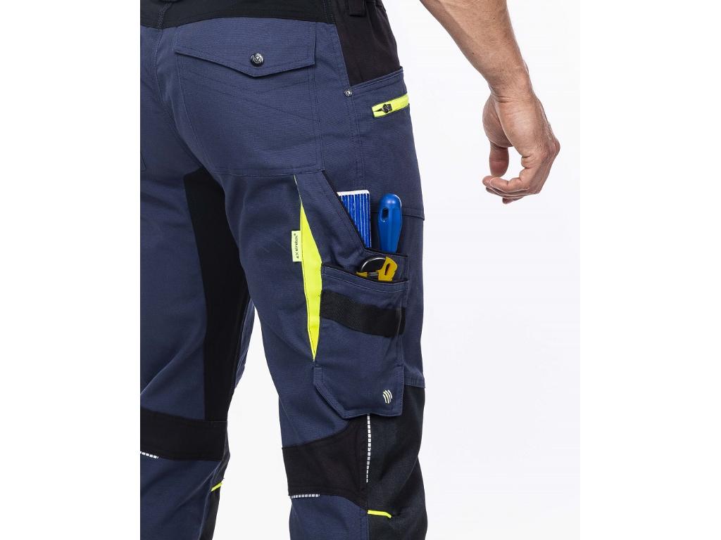 Nohavice na traky ARDON®4Xstretch® tmavo modré