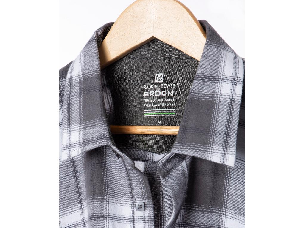 Košeľa ARDON®OPTIFLANNELS šedá