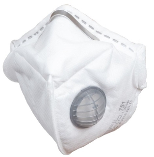 REFIL 751 Sklád. Resp.s ventilkem FFP3 (cena za 1ks)