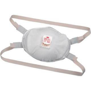 3M 8835+ resp.FFP3D vent.,Prem.M/L 5/BAL
