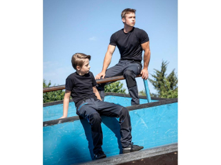 Detské nohavice ARDON®4Xstretch® tmavo šedá