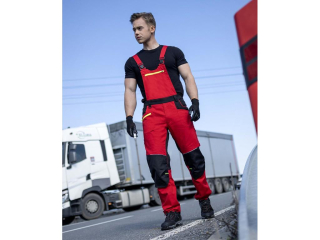 Nohavice na traky ARDON®4Xstretch® červené