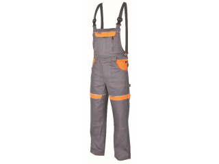 Nohavice na traky ARDON®COOL TREND šedo-oranžové